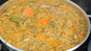 Easy Haitian Legume  Vegetable Stew Recipe [upl. by Yennep700]