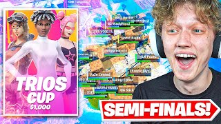 I Hosted SEMIFINALS for my 1000 TRIOS Tournament in Fortnite [upl. by Akiaki]