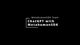 Tutorial Unreal Engine ChatGPT with Metahuman SDK [upl. by Amolap]