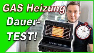 GASHEIZUNG Ofen 13KW ♨️ Laufzeit auf KLEINSTER Stufe  Highlander  Notheizung [upl. by Driskill]