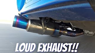 Subaru Impreza STi with Tomei Ti Titanium Exhaust LOUD Sound [upl. by Mirabella]