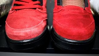 HOW TO DYE SUEDE NIKES JORDANS ETC [upl. by Samford827]