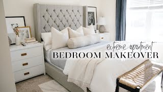 EXTREME Apartment Bedroom Makeover on a Budget renterfriendly ideas [upl. by Ajin602]