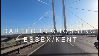 4K Dartford Crossing EssexKent UK Car Drive [upl. by Kciredorb]