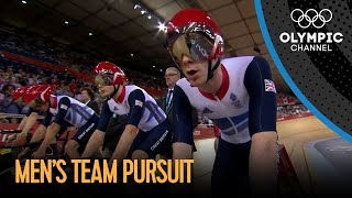 Team GB Set New Team Pursuit World Record  London 2012 Olympics [upl. by Ateikan595]