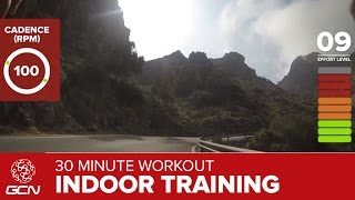 30 Minute Workout  Indoor Cycling Hill Climb Training [upl. by Parshall716]