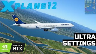 XPlane 12 PC Ultra Settings Gameplay Nvidia RTX 3060 Ti [upl. by Artaed267]