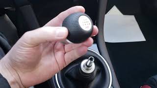 Subaru STI shift knob install  Genuine Subaru Accessory [upl. by Athene735]