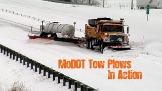 MoDOT Tow Plows In Action [upl. by Laundes]