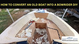 Boat conversion into Bowrider [upl. by Talanian]