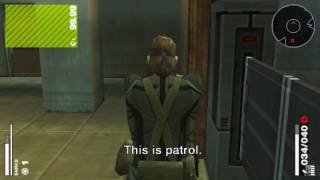 Metal Gear Solid Portable Ops PSP Gameplay HD [upl. by Temme]