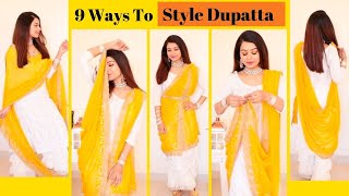 MUST Try Dupatta Styles  How to Style Dupatta with Punjabi Suits gulzBeauty [upl. by Ahsekim852]