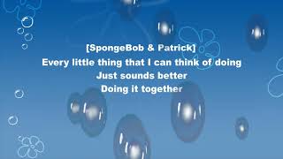 BFF Lyric Video  SpongeBob SquarePants Musical [upl. by Mirabella]