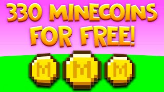 How To Get 330 FREE Minecoins Minecraft Bedrock [upl. by Tracey]