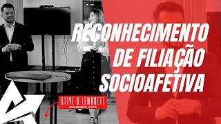 DIREITO DE FAMÍLIA Reconhecimento de filiação socioafetiva [upl. by Weisbrodt]