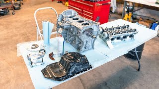 How To Rebuild A Car Engine 4B11T [upl. by Analaj480]