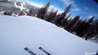 Pista nera 95kmh Spinale Direttissima 70  Madonna di Campiglio GoProHero4Gimbal WG [upl. by Rodrique872]