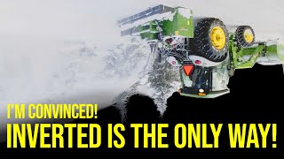 ULTIMATE TRACTOR SNOW REMOVAL SETUP INVERTED SNOWBLOWING ❄️ [upl. by Selestina]