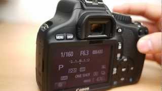 Canon 550D basic operation Beginners guide to the mode dial [upl. by Fidel941]