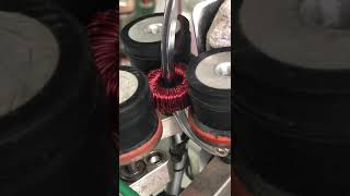 Toroidal coil winding machine [upl. by Hayimas]