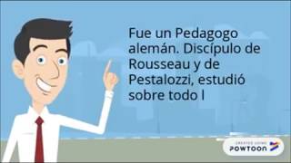 1Pedagogo Frederick Froebel [upl. by Ainot595]