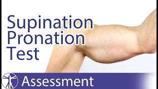 Supination Pronation Test  Distal Biceps Tendon Rupture [upl. by Nwahsirhc]