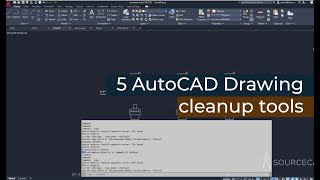 Five AutoCAD Drawing cleanup tools [upl. by Bridgid]