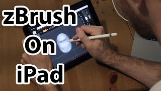 zBrush on iPad Performance Astropad Studio [upl. by Nerol]