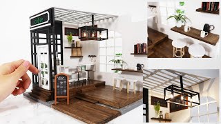 DIY Miniature  Coffee Shop [upl. by Notsirt]