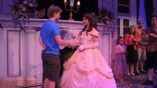 Tommy plays Phillipe the Horse and meets Belle after the show at Enchanted Tales with Belle [upl. by Aokek981]