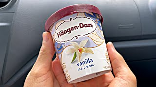 Haagen Daz Vanilla Ice Cream [upl. by Cogswell179]