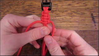 Easy Paracord Bracelet Tutorial [upl. by Ode]