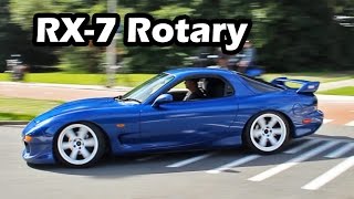 Mazda RX7 Turbo Rotary Engine Sound Accelerations [upl. by Akla259]