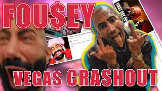 FOUSEY VEGAS EPIC CRASHOUT  MUST SEE [upl. by Engdahl]