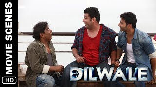 Maine Kyun Kiya  Dilwale  Comedy Scene  Varun Dhawan Varun Sharma Johnny Lever Shah Rukh Khan [upl. by Ainafetse529]