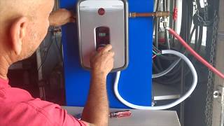 RHEEM Tankless Electric Water Heater RTEX13 Performance Check [upl. by Yrailih]