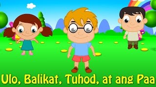 Ulo Balikat Tuhod At Ang Paa  Awiting Pambata Tagalog  Head Shoulders Knees and Toes Filipino [upl. by Novello]