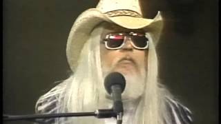 Leon Russell on Letterman June 19 1984 [upl. by Eetnuahs629]