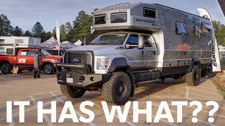 EarthRoamers New 15 Million Luxury Overland Rig  Detailed Look at Overland Expo West [upl. by Sternick643]