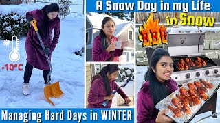 வரலாறு காணாத குளிர்  பனி  Day in My life Snow Day  Record Cold Weather  Seattle  USA Tamil VLOG [upl. by Yerffe]