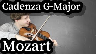 CADENZAMOZART Violin Concerto No3 in G Major K216 [upl. by Kitrak]