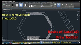 How to remove part of hatch command in autocad [upl. by Soule476]