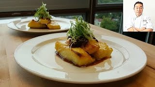 MisoMarinated Sea Bass with Shiitake Soy Glaze Sauce  How To Series [upl. by Anuhsal196]