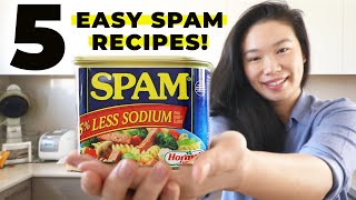 5 EASY SPAM RECIPES  TASTY SPAM COOKING HACK How To Enjoy 5 Meals with 1 Can of Spam [upl. by Anrehs]