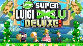 New Super Luigi U Deluxe  Full Game 100 Walkthrough 4 Players [upl. by Oeram]