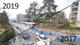 TIMELAPS  Construction de la ligne 17 en 3min [upl. by Paxton]