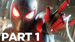 SPIDERMAN MILES MORALES PS5 Walkthrough Gameplay Part 1  INTRO Playstation 5 [upl. by Aicnelav]