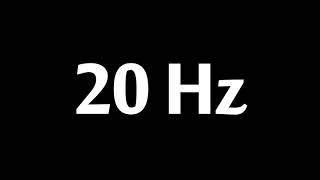 20 Hz Test Tone 10 Hours [upl. by Botsford902]