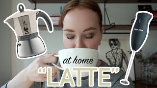 HOW TO MAKE A quotLATTEquot AT HOME moka pot  frother [upl. by Alene]