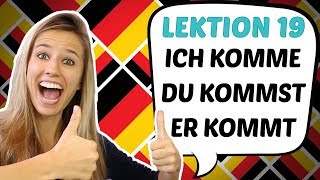 GERMAN LESSON 19 EASY Conjugation of German REGULAR VERBS  Personal Pronouns [upl. by Hajidak]